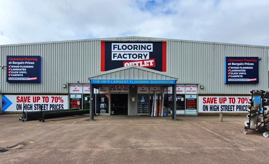 flooring factory outlet croydon store front
