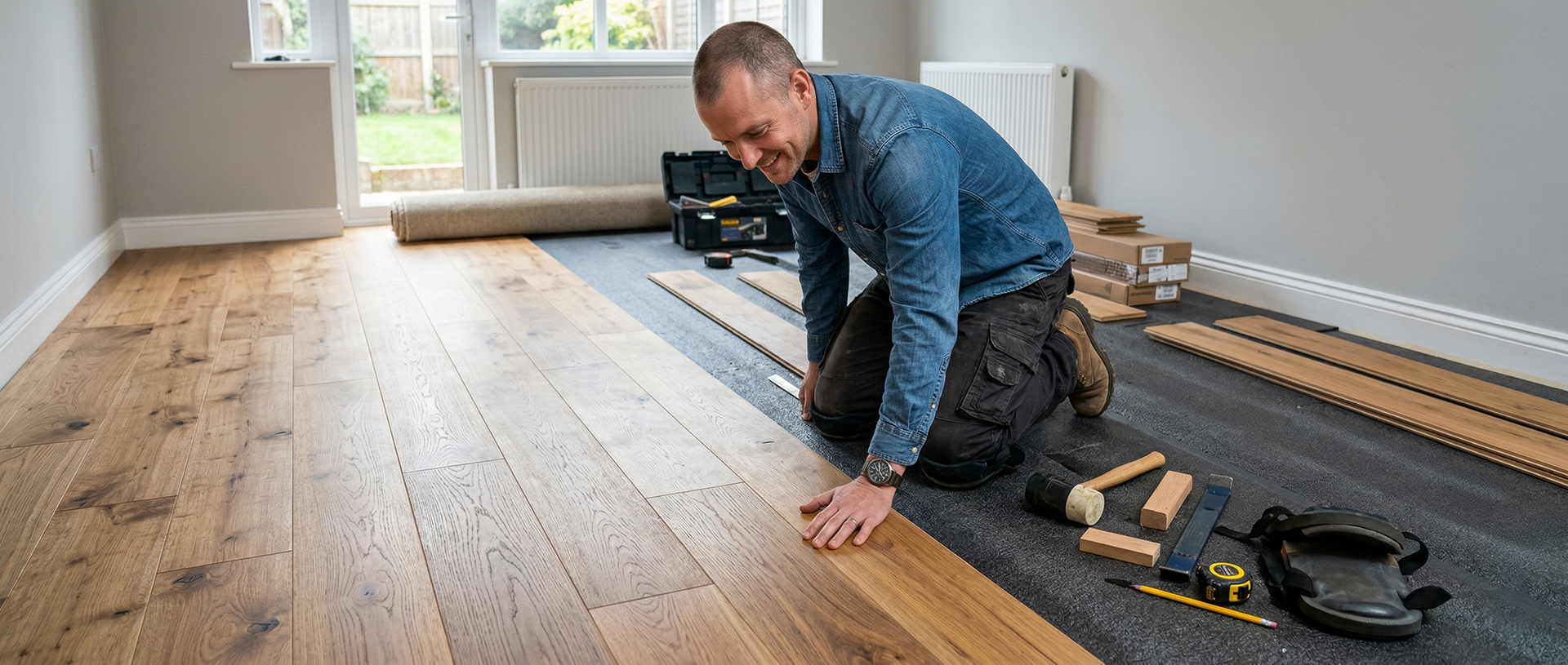 How To Lay Engineered Wood Flooring Guide