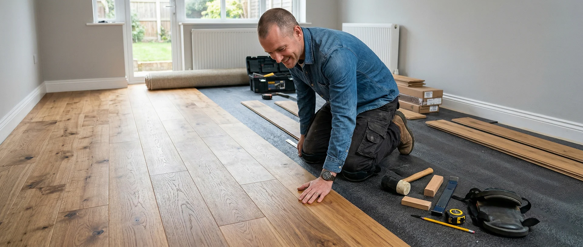 How To Lay Engineered Wood Flooring Guide