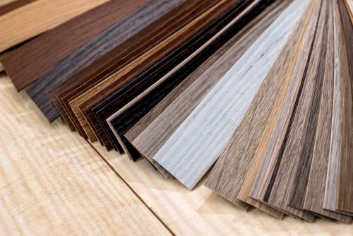 An assortment of flooring accessories displayed at Flooring Factory Outlet