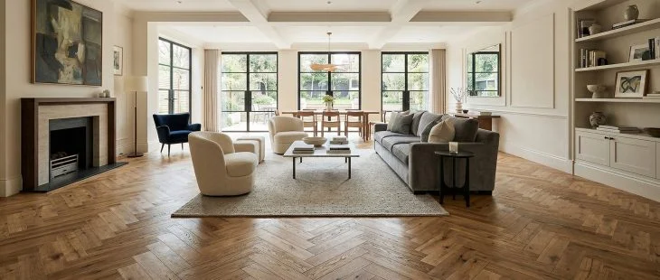 Herringbone Engineered Wood Flooring