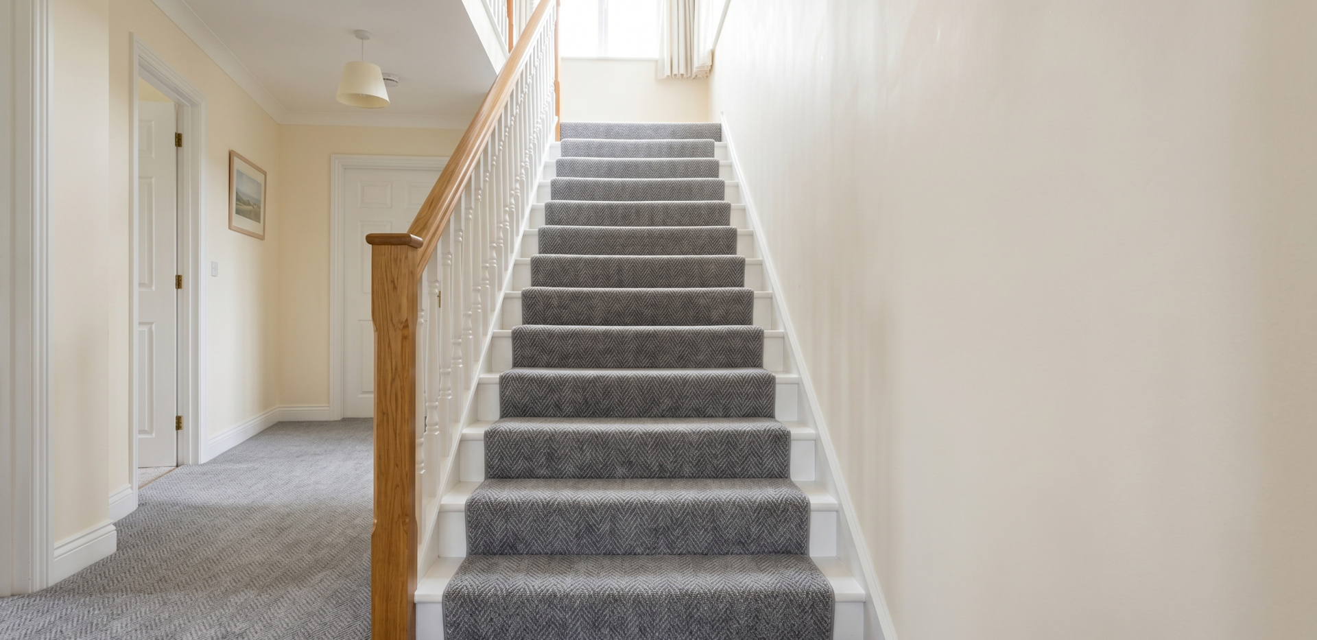 Stair Carpet in Cheam, London: A Hall, Stairs and Landing Case Study