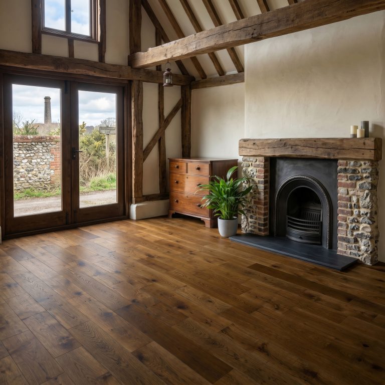 Engineered Wood Flooring in Beddington: A Barn Conversion Annex Case Study